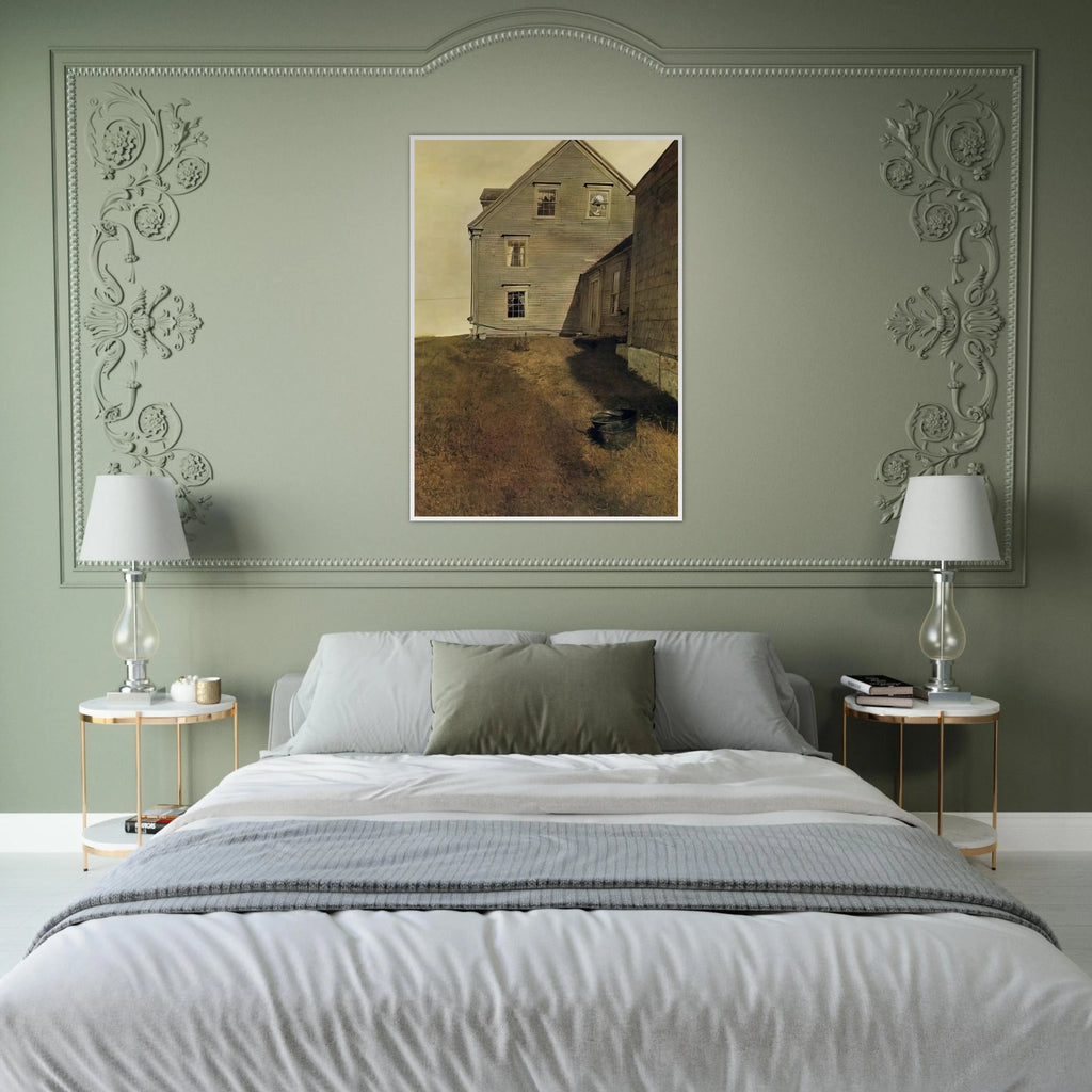 WEATHERSIDE Framed Poster | Andrew Wyeth Framed Prints Wall Art | Andrew Wyeth Prints